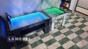 ?ЖУРНАЛЬНЫЙ СТОЛИК С ПОДСВЕТКОЙ БЕСКОНЕЧНОСТЬ??